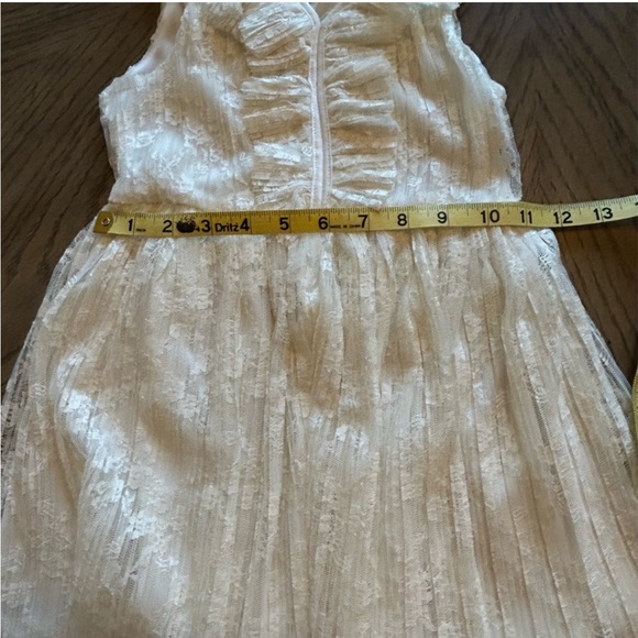 Nannette Kids white lace toddler dress size 4T - Picture 6 of 7